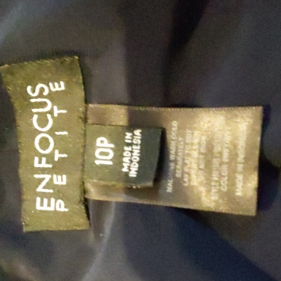 Enfocus, Navy blue dress, 10P - Picture 5 of 6